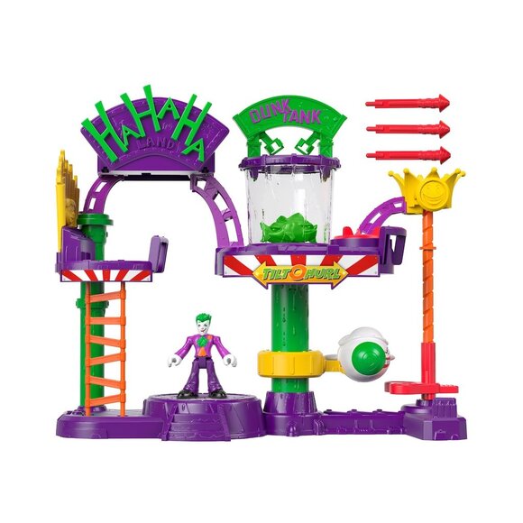 Fisher Price Imaginext DC Super Friends The Joker Laff Factory Figure Playset - Picture 3 of 6